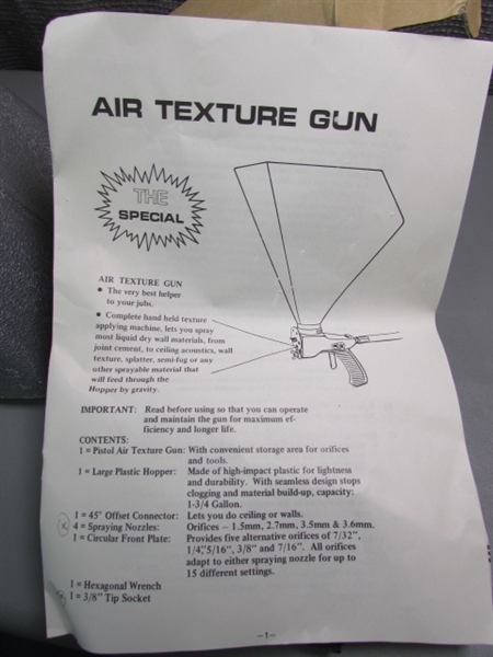 Air Texture Gun & Wagner Pro-Duty Power Painter