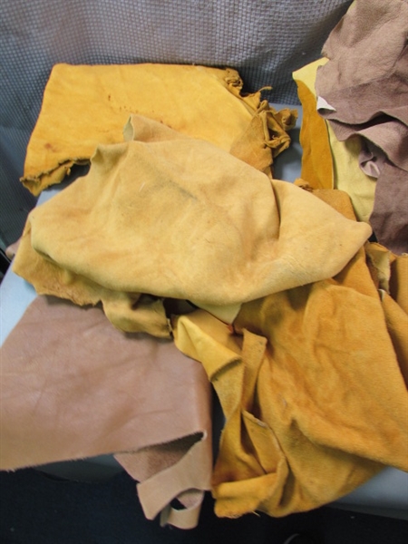 Large Lot of Leather