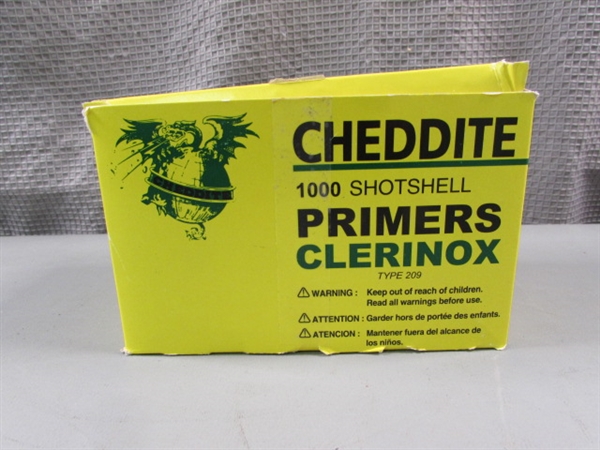 Cheddite 1000 Shotshell Primers Clerinox Type 209.