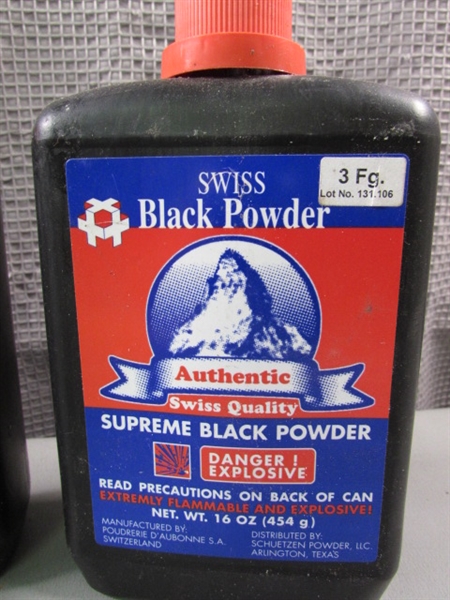 Swiss Black Powder 2 Containers