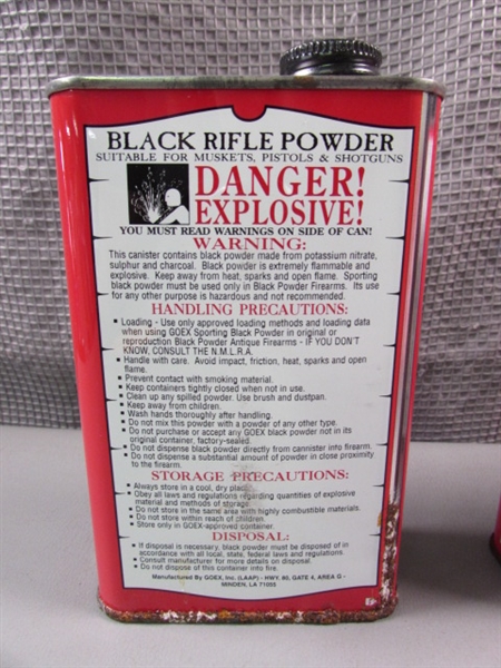 4-GOEX FFFg Black Rifle Powder