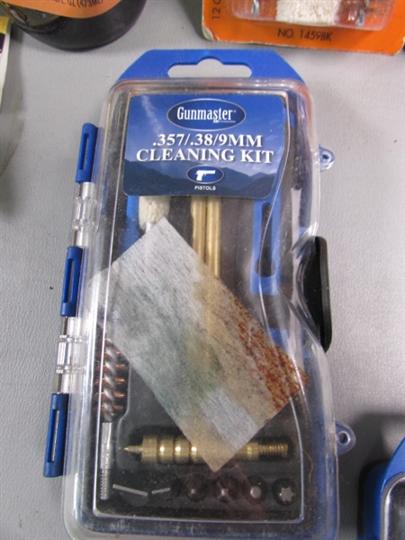 Camo Bag W/Gun Cleaning Supplies.