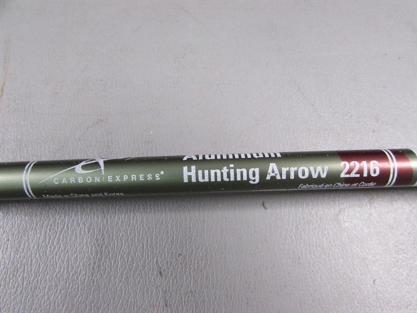 Tube of Aluminum Hunting Arrows