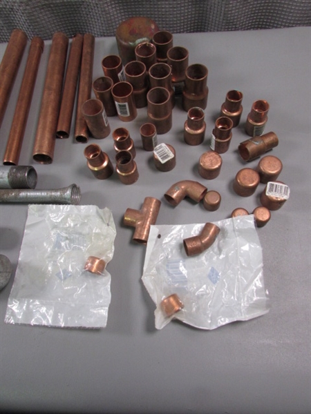 Copper Tubing & Parts, PVC, etc.