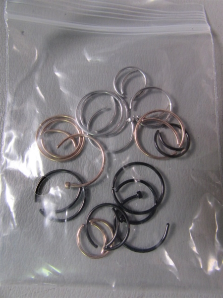 New- Surgical Steel Nose Rings