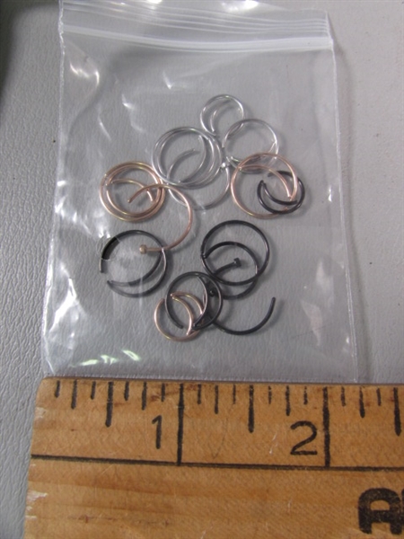 New- Surgical Steel Nose Rings