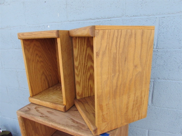 Pair of Oak Stands/Tables