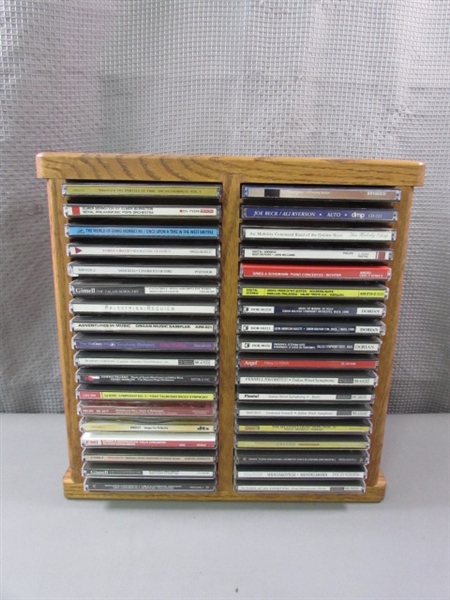 36 CD Collection in Wood Case