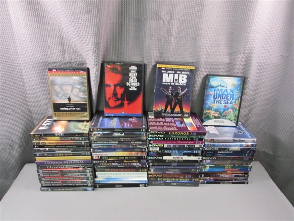 Large Collection of DVDs