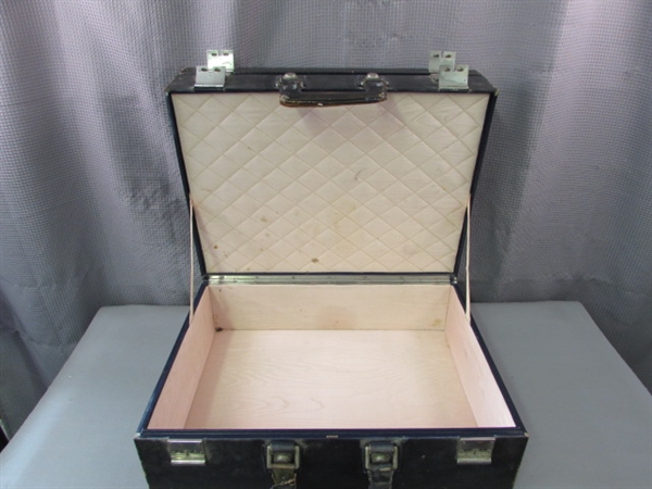 Vintage Double Sided Suitcase