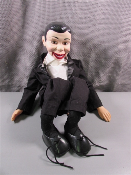 Vintage 1980's Charlie McCarthy Ventriloquist Dummy