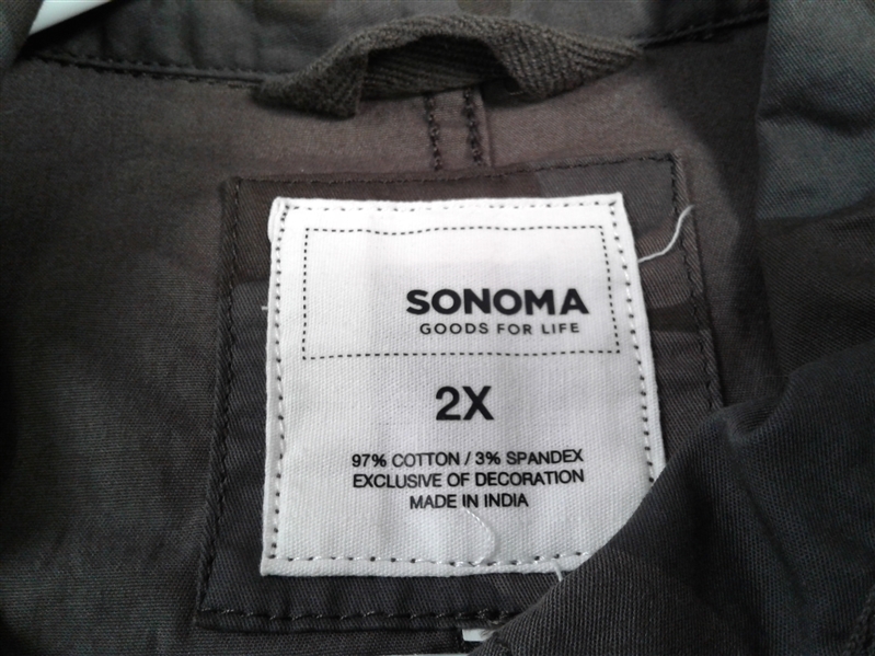  Two Womens Sonoma Lightweight Jackets