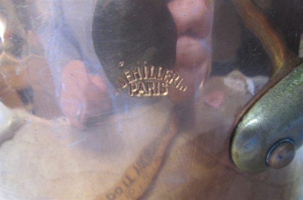 E. Dehillerin Paris 2 Handled Copper Pot- France