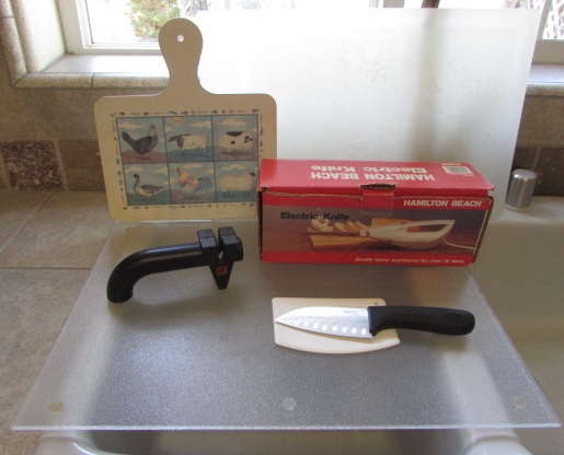 Cutting Boards, Good Grips Knife, Sharpener & Electric Knife