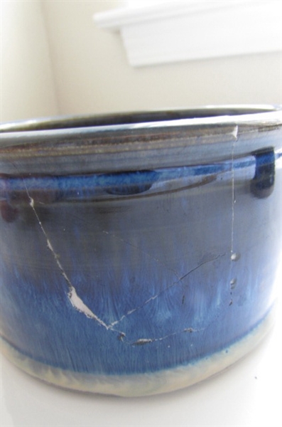 Blue Glazed Pottery