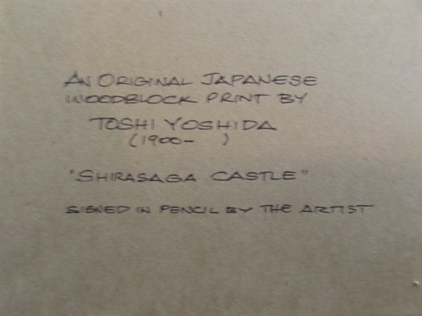 Original Japanese Woodblock, Anton Pieck, and Oriental Picture