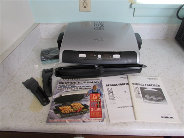 George Foreman Grilling Machine with Cookbook