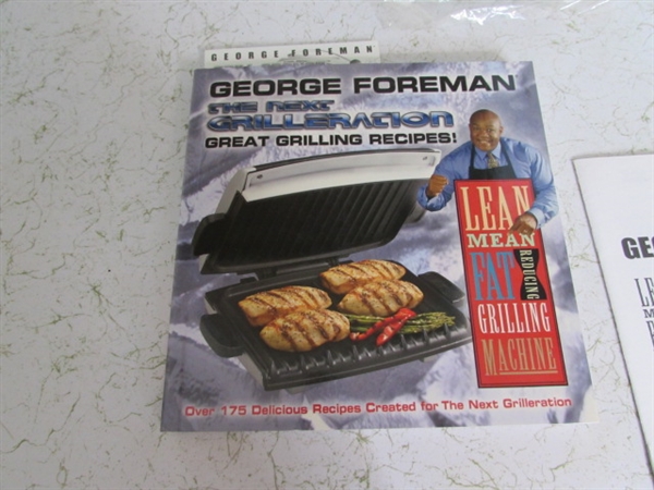 George Foreman Grilling Machine with Cookbook