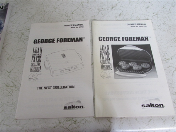 George Foreman Grilling Machine with Cookbook