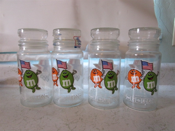 Vintage Olympic M&M Canister Set of 4