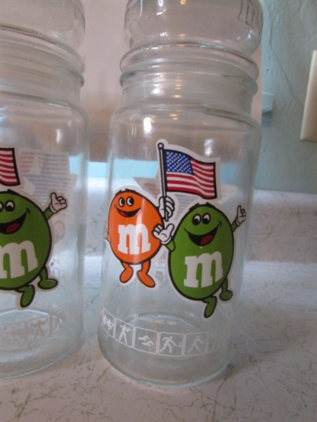 Vintage Olympic M&M Canister Set of 4