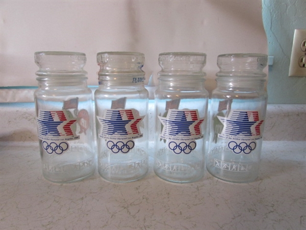 Vintage Olympic M&M Canister Set of 4