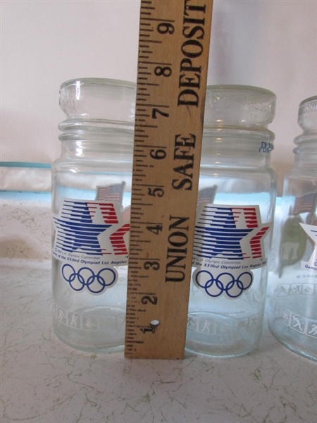 Vintage Olympic M&M Canister Set of 4