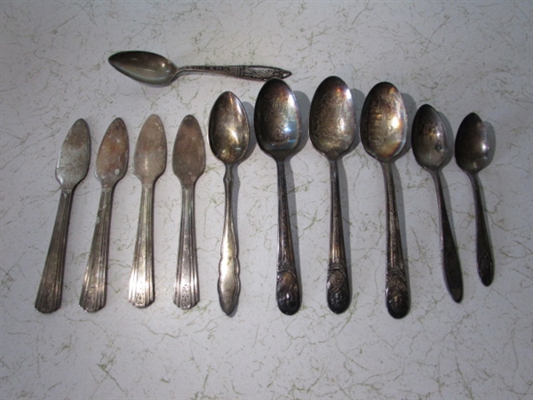 Collectible President Spoons, Silverplate, and 1 Sterling