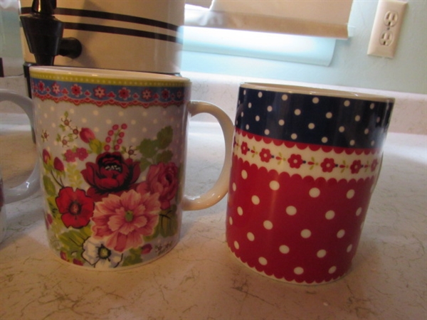 Set of 4 New Mugs, Stanley Thermos, Coffee Maker, Norman Rockwell Cups