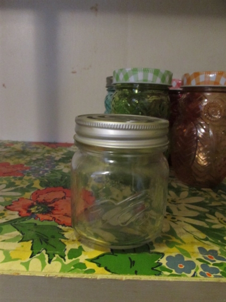 Glass Jars- Canisters, Canning Jars, and Novelty Owls