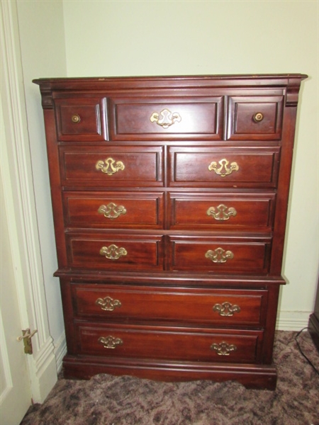 6 Drawer Vintage Highboy