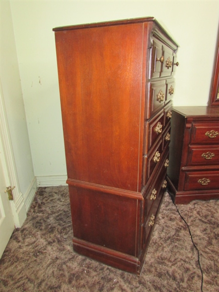 6 Drawer Vintage Highboy