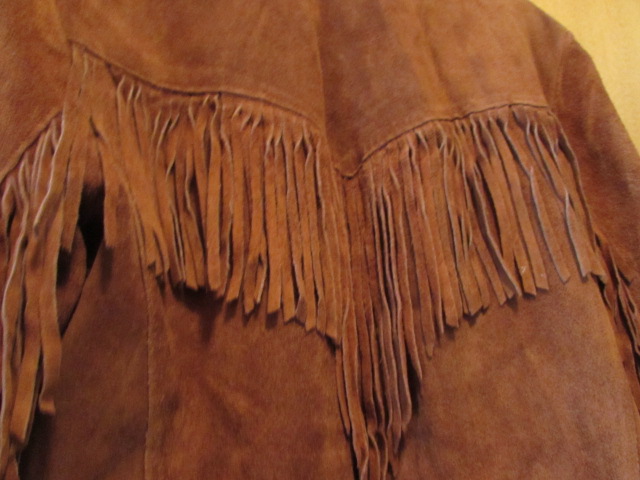 Lot Detail - Ms. Pioneer Womens Leather Jacket w/Fringe