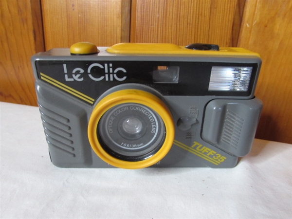 Vintage Camera Collection: Le Clic, Ansco, Vivitar, and Petri Plus Accessories