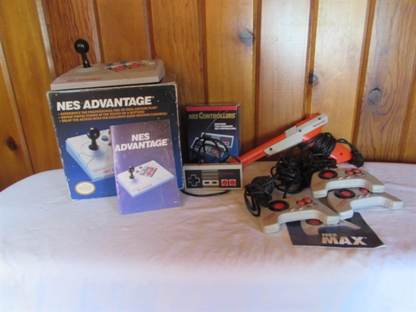 Nintendo NES Controllers: Controllers, Advantage, and Gun