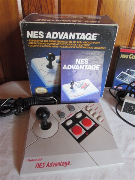 Nintendo NES Controllers: Controllers, Advantage, and Gun