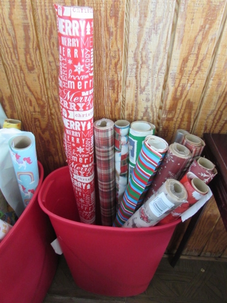 Wrapping Paper & Storage, Christmas Cards, Bags, & Stockings