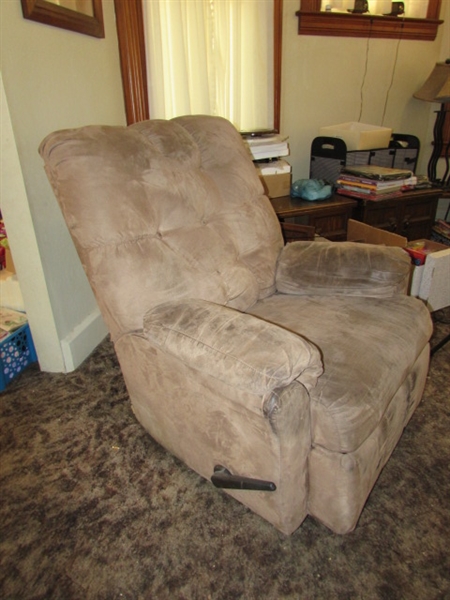 Microfiber Rocker/Recliner