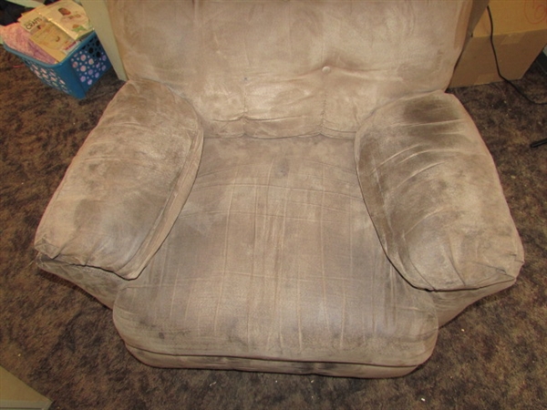 Microfiber Rocker/Recliner