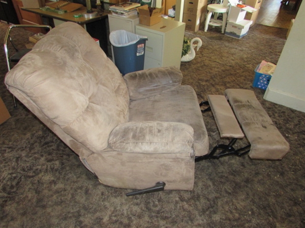 Microfiber Rocker/Recliner