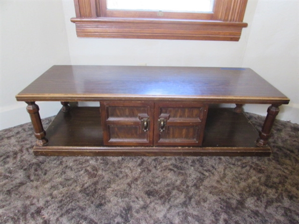 Vintage Wood Coffee Table