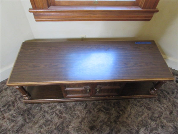 Vintage Wood Coffee Table