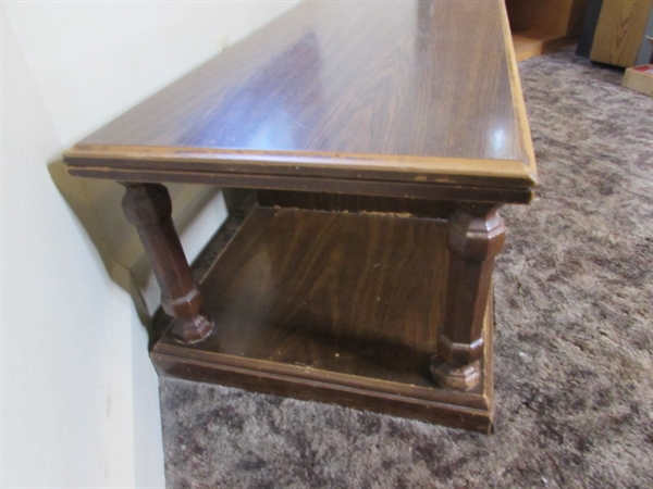 Vintage Wood Coffee Table