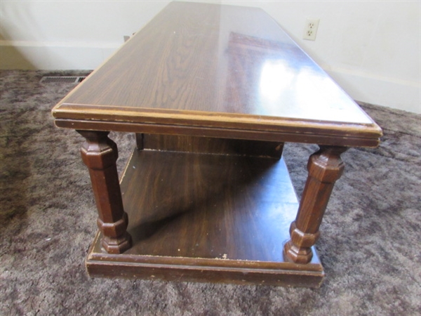 Vintage Wood Coffee Table