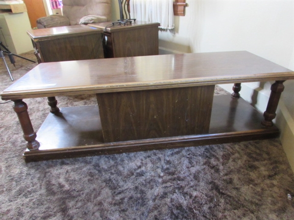 Vintage Wood Coffee Table