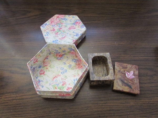 Trinket Boxes, Picture Frame, Friendship Cup, etc.