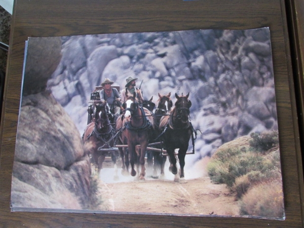 Western Stagecoach Pictures-1 Framed