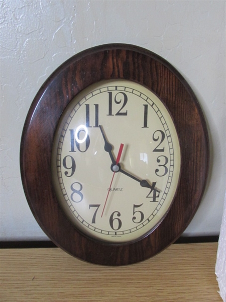 VTG Montgomery Ward Clock & 2 New Clocks