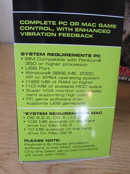 PC- 2 Joysticks and 1 Controller