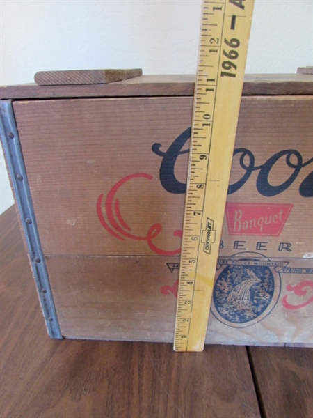 Vintage Coors Beer Box